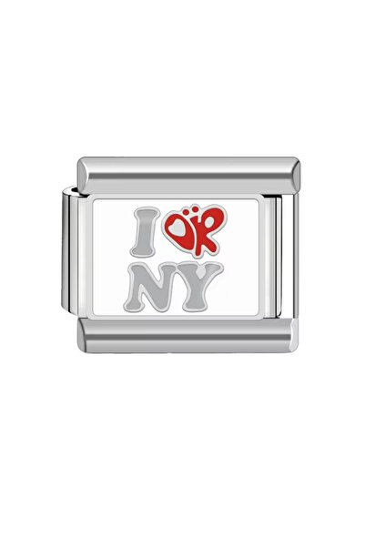 SiestaAccessories I Love NY / New York İtalyan Bileklik Charm