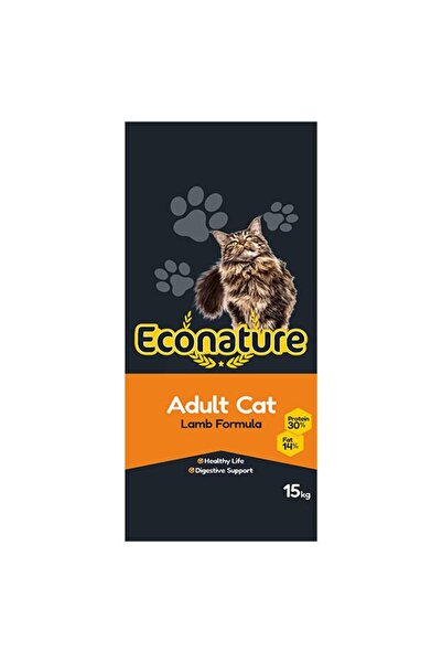 Econature Plus Yetişkin Kuzulu Kuru Kedi Maması 15 Kg