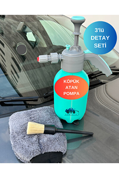 euroist Köpük Atan Pompa, Oto Detay Fırça, Mikrofiber Araba Yıkama Eldiveni, ...