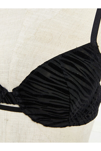 LC Waikiki Σουτιέν LCW DREAM Μαύρο Underwire χωρίς επένδυση με δαντέλα