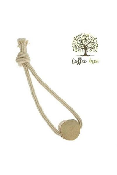 İmac İmac Coffee Wooden String Dog Toy 200 Gr 35 cm - Icc390