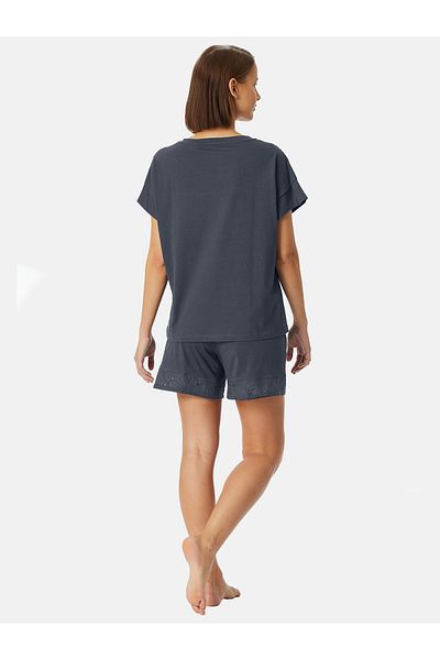Schiesser Shorty Casual Nightwear Leichter Schlafanzug Kurz