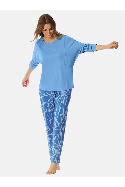 Schiesser Pyjama moderne Nachtwäsche