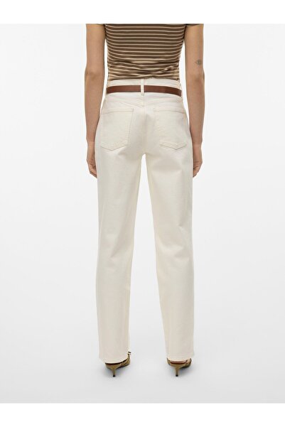 Vero Moda Straight-Fit VMVALERIE Mid Rise Weiter Beinschnitt Jeans