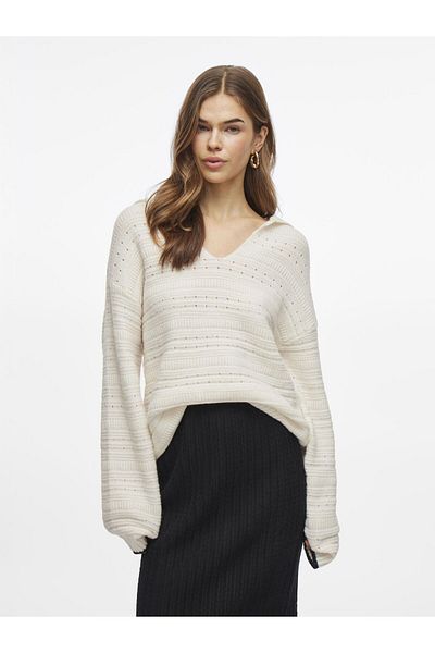 VILA Strickpullover V-Ausschnitt