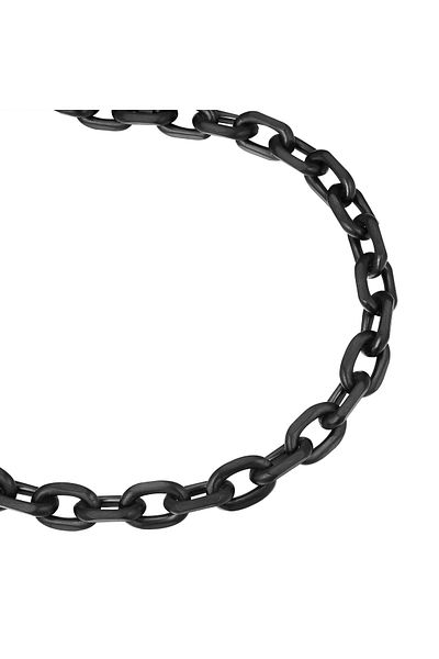 True Rebels Edelstahlarmband Armband Edelstahl schwarz