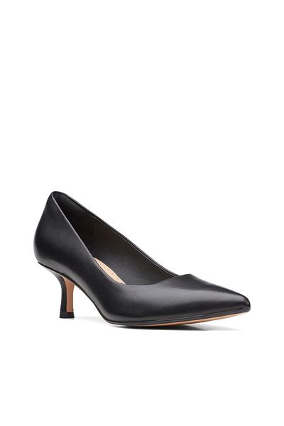 CLARKS Violet55 Rae Black Womens Formal Shoes