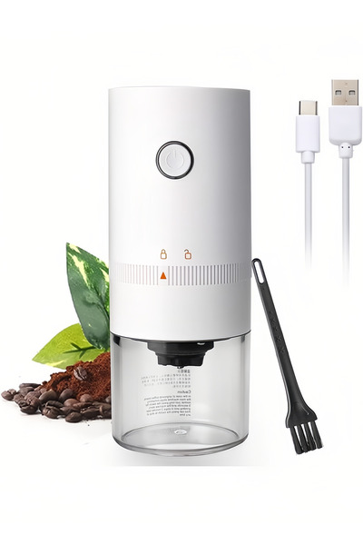 Arabest مطحنة قهوة كهربائية محمولة، إعدادات قابلة للتعديل، سهلة التنظيف، لون ...