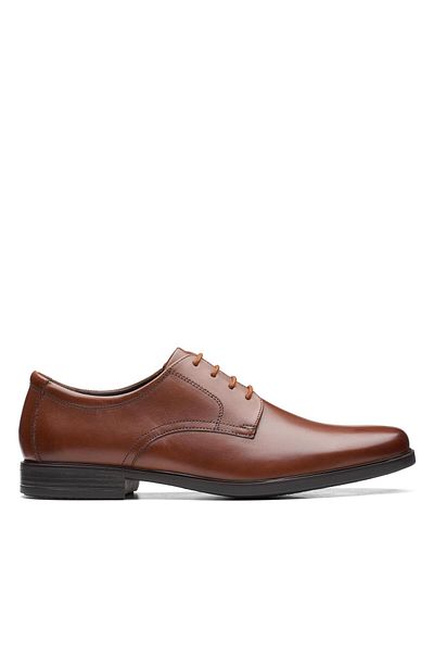 CLARKS Howard Walk Brown Mens Formal Shoes
