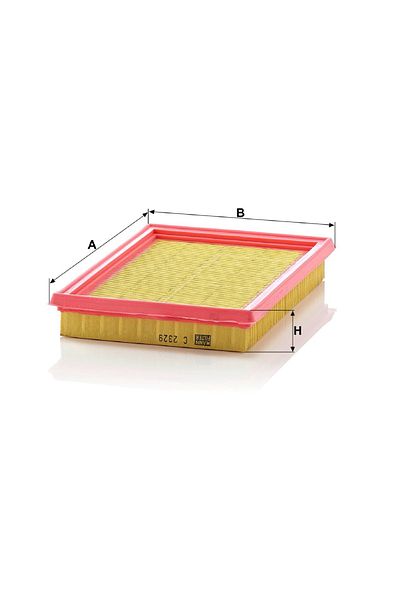 Mann Fılter Air Filter for Nissan X-Trail (T31) 2007-2014 - 2.5 4X4 167 Hp 2488 Cm3