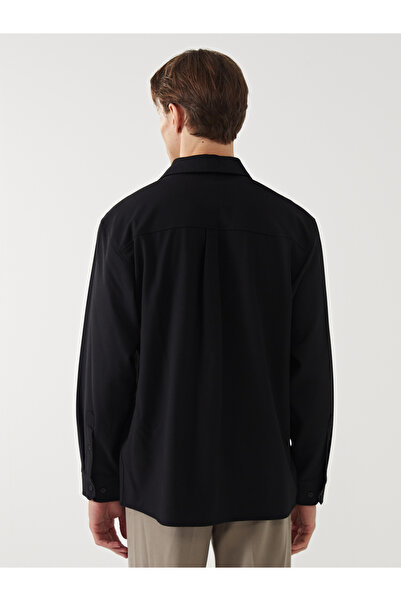 LC Waikiki Ανδρικό μακρυμάνικο πουκάμισο με άνετη εφαρμογή