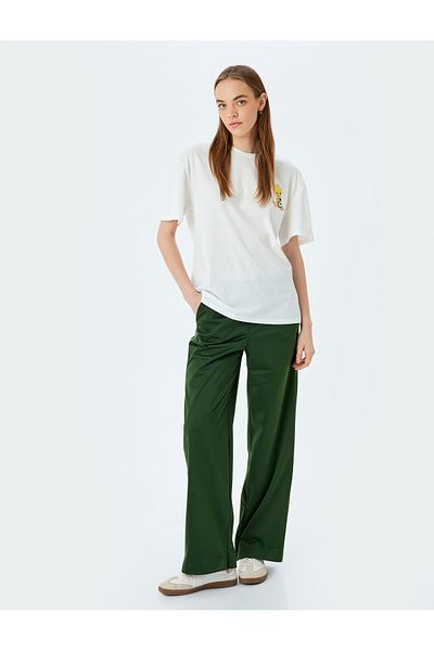 Koton Looney Tunes Licensed Tweety Printed Oversize Cotton Tee