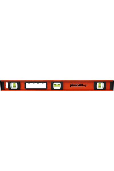 Johnson I-Beam Level Heavy-Duty Aluminum 24 In.