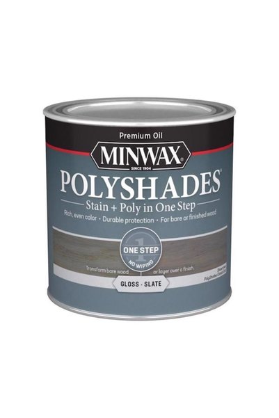 Minwax Polyurethane Stain and Finish Satin 473 ml | Saves time compared to se...
