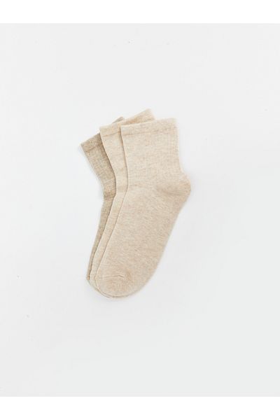 LC Waikiki Women's Flat Socks 3 Pack