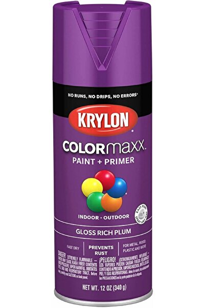 Krylon 5536 لامع غني باللون البرقوقي
