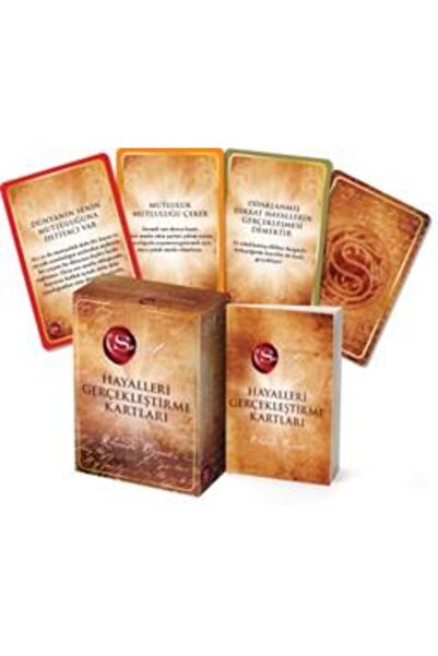 Butik Yayıncılık The Secret Hayalleri Gerçekleştirme Kartları