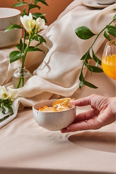 Karaca Chicago Dot Reactive Snack Bowl 11 cm