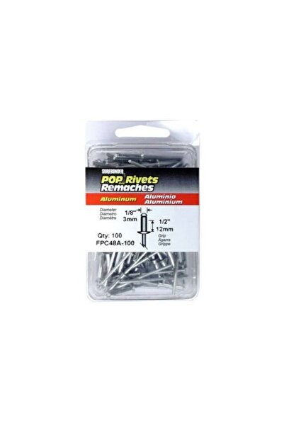 FPC مسامير بوب ألومنيوم طويلة من نوع Surebonder FPC48A-100، قطر 1/8 بوصة × طو...