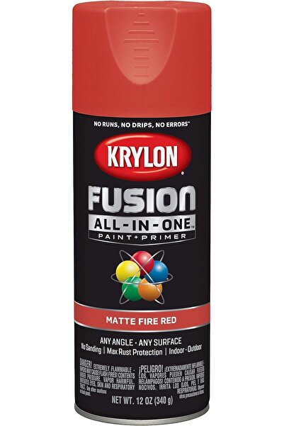 Krylon 2756 أحمر ناري غير لامع