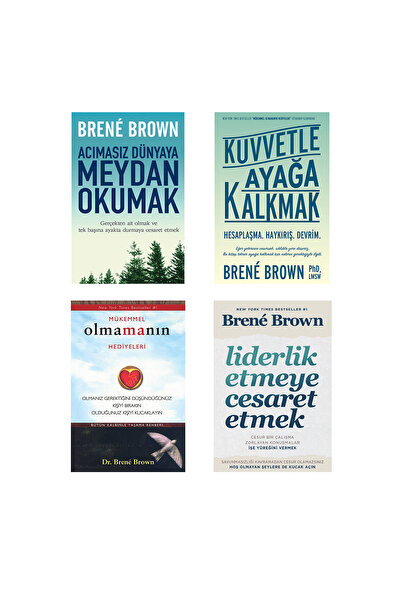 Butik Yayıncılık Mükemmel Olmamanın Hediyeleri 4'lü Kitap Seti