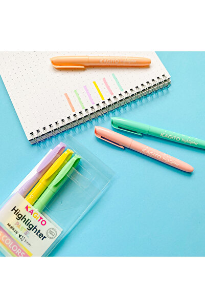 kagito Pastel Highlighter Kalem Seti 6’lı