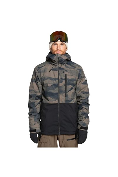 Quiksilver Mission Printed Block Men's Snowboard Jacket Men's Snowboard Jacket Eqytj03478