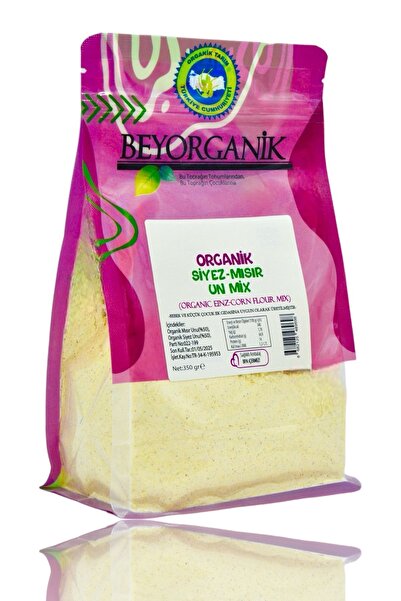 BEYORGANİK Organik Siyez Unu&mısır Unu Mix 350gr (PESTİSİT VE AFLATOKSİN ANAL...