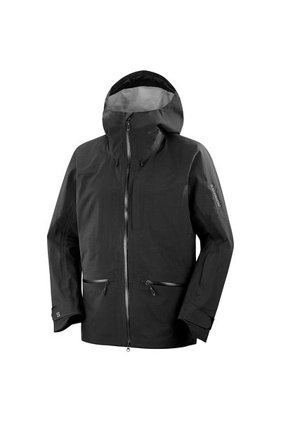 Salomon Absolute 3L Men's Black Ski Jacket Men's Ski Jacket Lc2322800