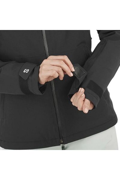Salomon Highland Women's Black Ski Jacket Women's Ski Jacket Lc2353800
