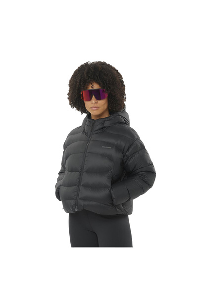 Salomon Outline Nov Crop down Women's Outdoor Coat Black Lc2277500