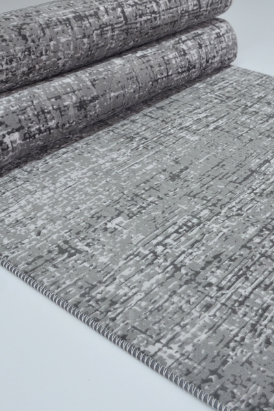 Babil Home Non-Slip Base Cutting Runner Living Room Hallway Kitchen Carpet Ymr5002 Anthracite