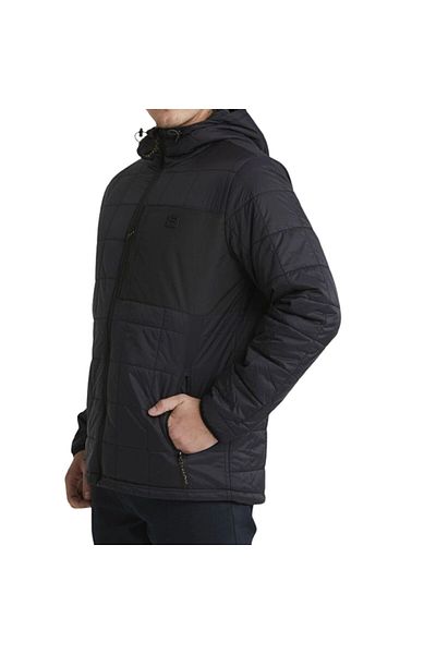 BİLLABONG Ανδρικό μαύρο παλτό Billabong Journey Puffer