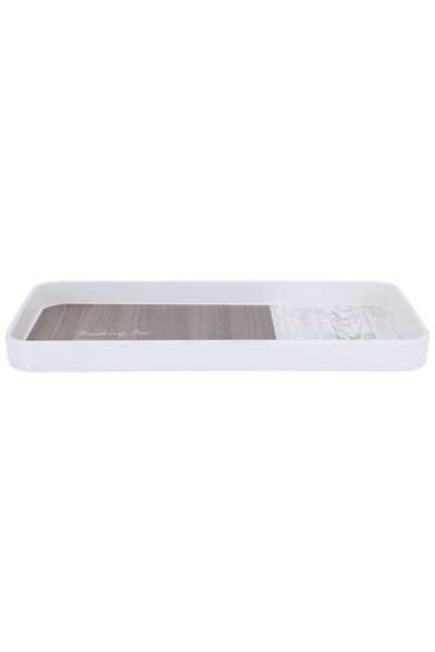 Alsaif Gallery Al Saif Gallery Plastic Serving Tray, 30 x 15 x 2.5 cm, Rectan...