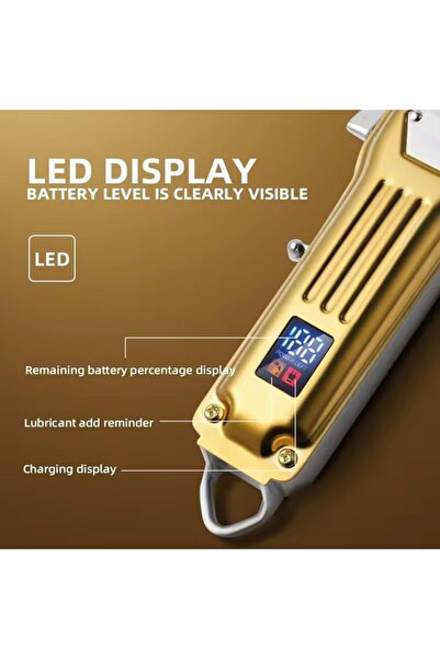 sonashi Rechargeable Hair Clipper, Digital LCD Display, 3 Hours Continuous Working, Chargeable and Cordless