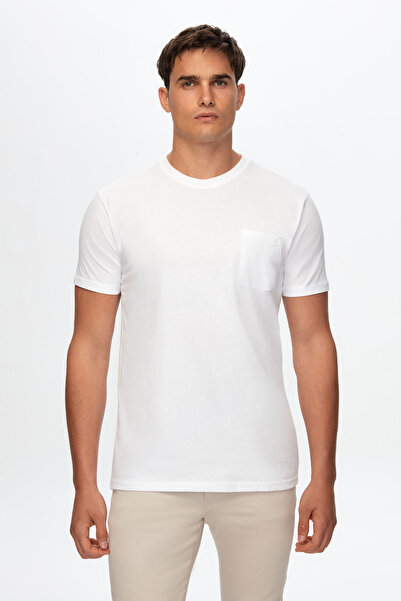 Tween Beyaz %100 Pamuk Merserize T-shirt