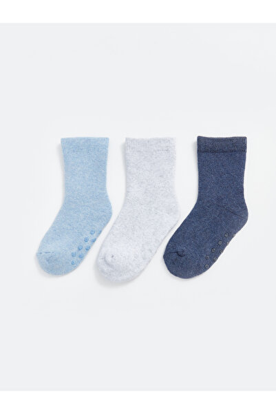 LC Waikiki Basic Baby Boys' Ankle Socks 3-pack