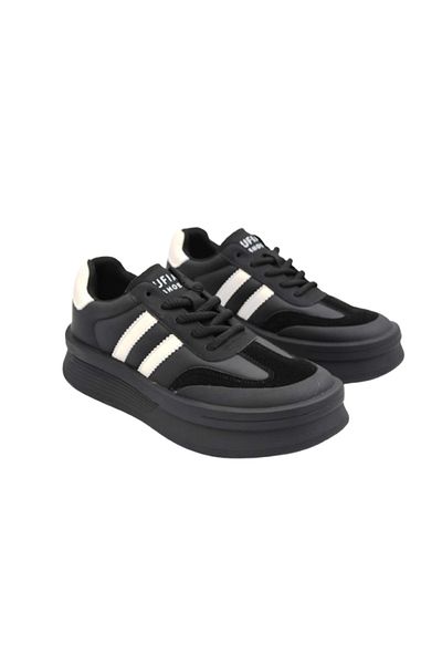 Lufian Pantofi de damă Christina Black - Pantofi sport