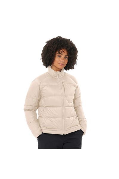 Salomon Outline down Women's Beige Outdoor Jacket Women's Outdoor Jacket Lc2284600