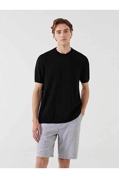 LC Waikiki Standard Fit Linen Blended Men's Shorts