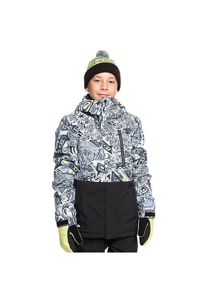 Quiksilver Mission Printed Block Youth Jk Kids Coat-Jacket Eqbtj03196