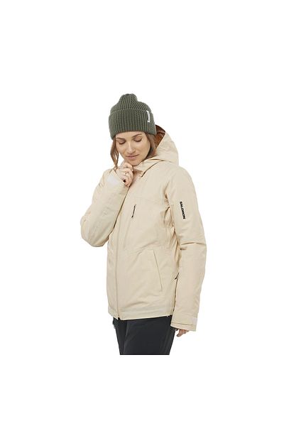 Salomon Women's Ski Jacket Brilliant White Women's Ski Jacket Lc2333900