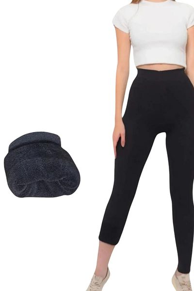 SAUNA SUIT Jambiere de pluș unisex, moale, de iarnă, termice, flexibile, confortabile, de recuperare