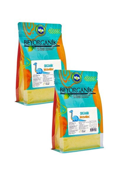 BEYORGANİK Organik İrmik 2'li 350gr