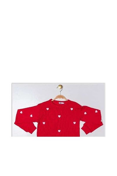 JOY GİRL - 130-01-25 SUSION GIRL'S SWEATER CU INIMĂ BRODATĂ 5-12 ANI