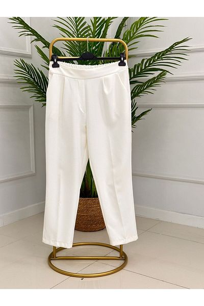 VALENS BOUTİQUE Women's Clothing Elastic Waist Tight Leg Pants