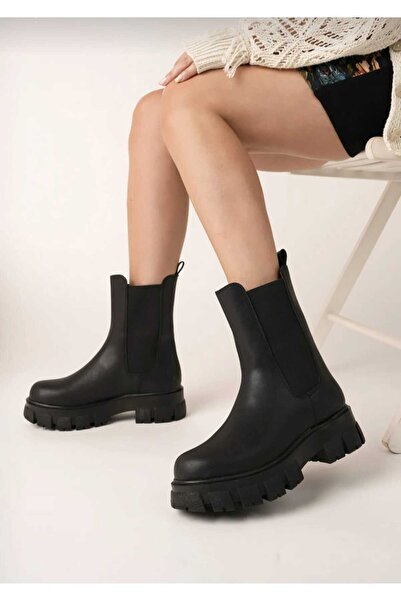 caraxes KADIN YANLARI LASTİKLİ BOT