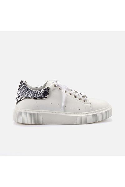 KEMAL TANCA Pantofi sport și pantofi sport alb din piele naturală pentru bărbați