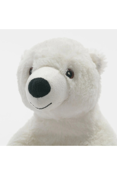 IKEA Polar Bear Plush Toy, Snutting Soft Toy, White, 29 cm