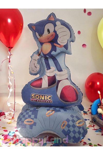 Happyland Happylad Giant Size Sonic Boom - 59 Inch Durable Puffer Foil Balloon